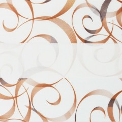 Рулонные шторы День-ночь Мини Авангард коричневый