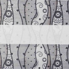  Рулонные шторы День-ночь УНИ Кружево серый