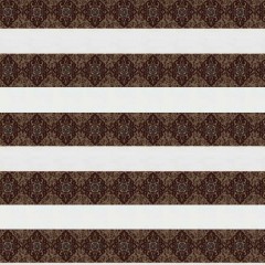 Рулонные шторы День-ночь Мини Дамаск коричневый