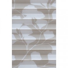 Шторы плиссе AIDA GINKGO beige бежевые