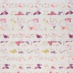 Рулонные шторы День-ночь Мини Бабочки розовый